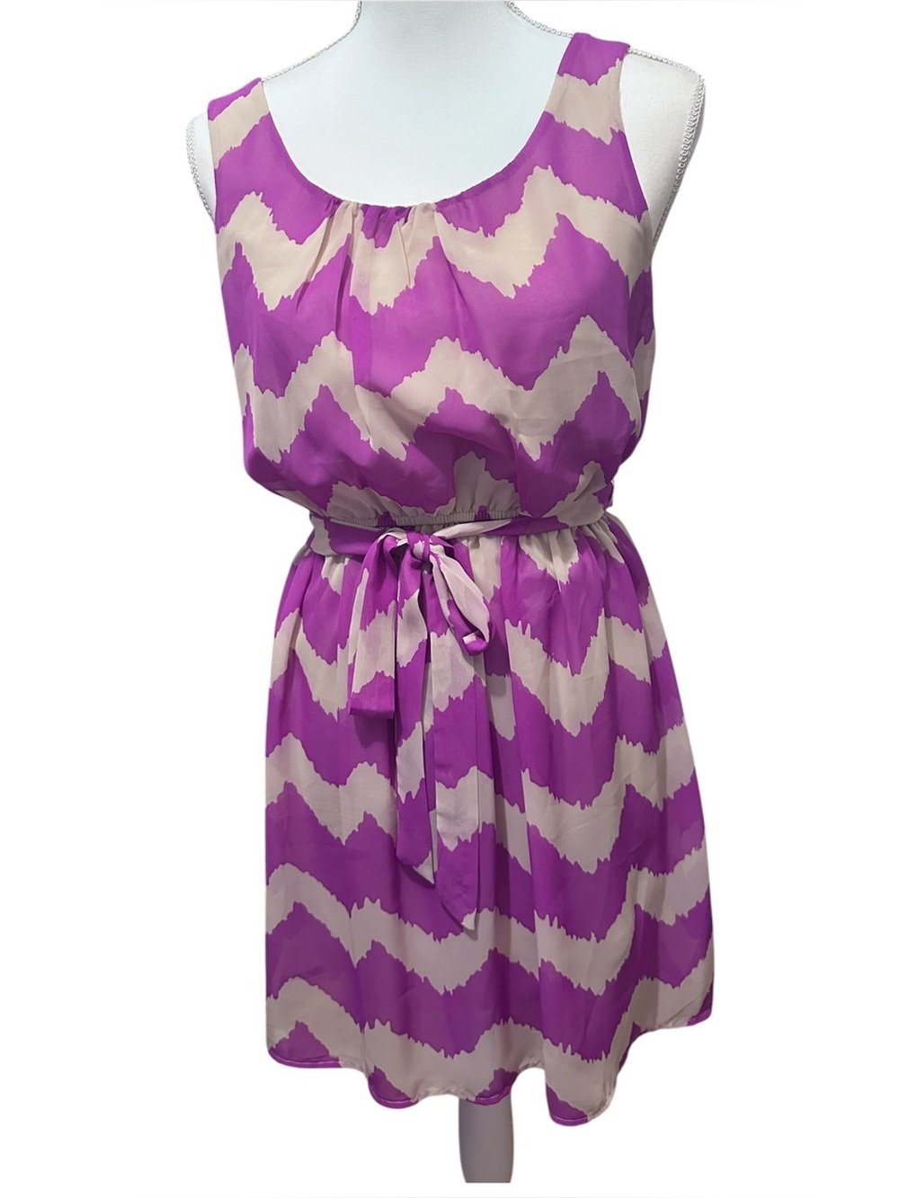 NWT - Lily Rose Chevron Tank Dress.
